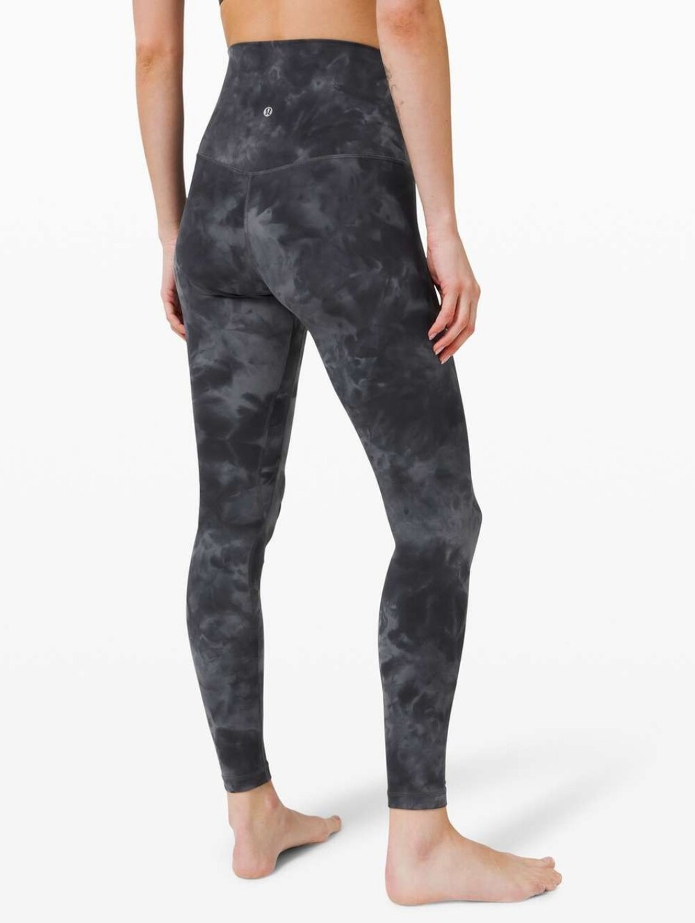 Lululemon Align Super HR Pant 28" Diamond Dye Pitch Grey Tie Dye W/ Flaw Size 6
